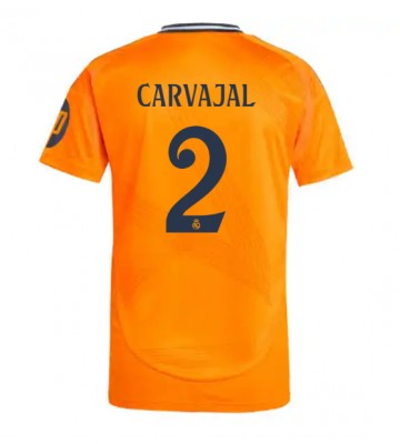 Real Madrid Daniel Carvajal #2 Replika Udebanetrøje 2024-25 Kortærmet